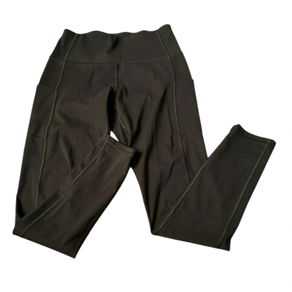 Ewedoos High Waisted Black Yoga Pants with Pockets for Women Leggings w/ Pockets - Picture 1 of 10
